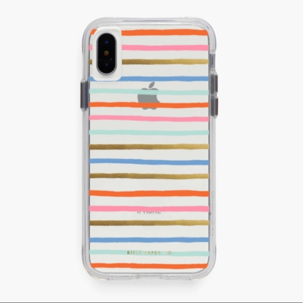 NWT Rifle Paper Co iPhone 11 Pro Happy Stripes
